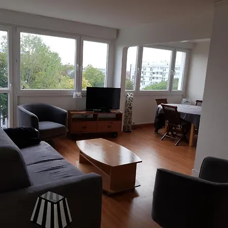 Apartment Apart L Oree Du Bois- Ambiance Cosy - Vue Panoramique Sur Verdure, Spacieux Et Calme 76m2 - 2ch - 3 Lits - Parking -prox Metro *